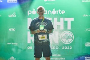 Foto de Almir Lopes, terceiro lugar no Paraná Running