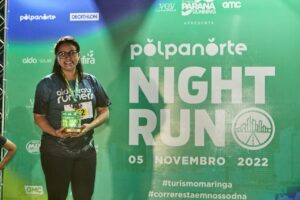 Foto de Ana Beatriz de Almeida, segundo lugar no Paraná Running