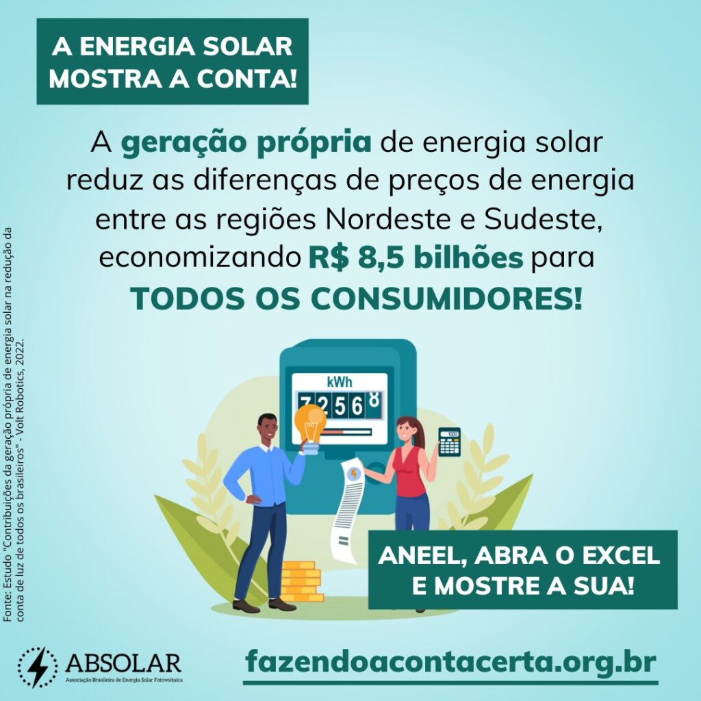 energia solar trará economia