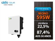 GERADOR DE ENERGIA CHINT SOLO ALDO SOLAR