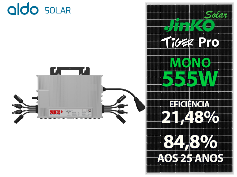 GERADOR DE ENERGIA SOLAR NEP MICRO INVERSOR COLONIAL SOLAR GROUP ALDO SOLAR ON GRID ALDO SOLAR imagem 1