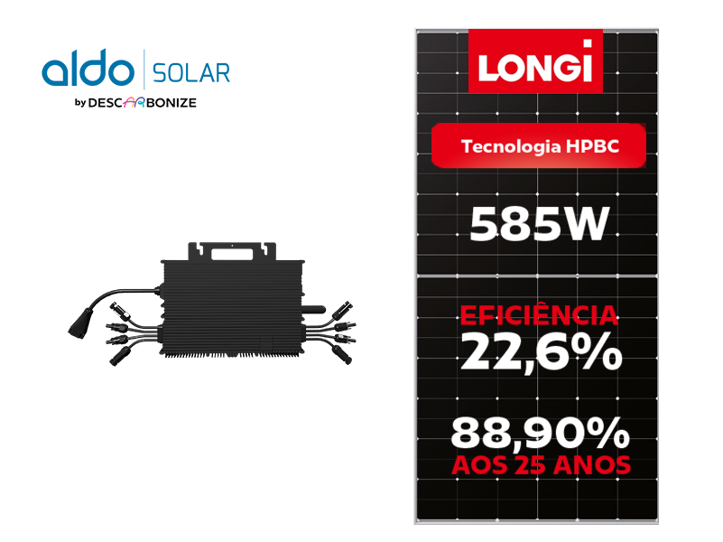 GERADOR DE ENERGIA SOLAR GROWATT MICRO INVERSOR LAJE SOLAR GROUP ALDO SOLAR ON GRID ALDO SOLAR imagem 1