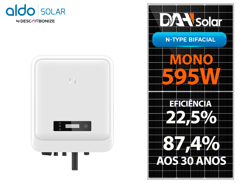 GERADOR DE ENERGIA SOLAR GOODWE ROSCA DUPLA MADEIRA ROMAGNOLE ALDO SOLAR ON GRID ALDO SOLAR imagem 1