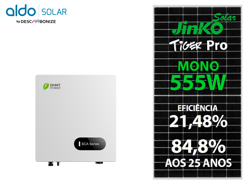 GERADOR DE ENERGIA SOLAR CHINT SOLO 8 MÓDULOS ROMAGNOLE ALDO SOLAR ON GRID ALDO SOLAR imagem 1