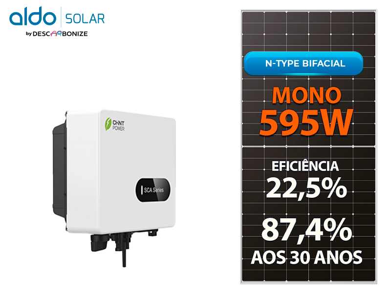 GERADOR DE ENERGIA SOLAR CHINT COLONIAL SOLAR GROUP ALDO SOLAR ON GRID ALDO SOLAR imagem 1