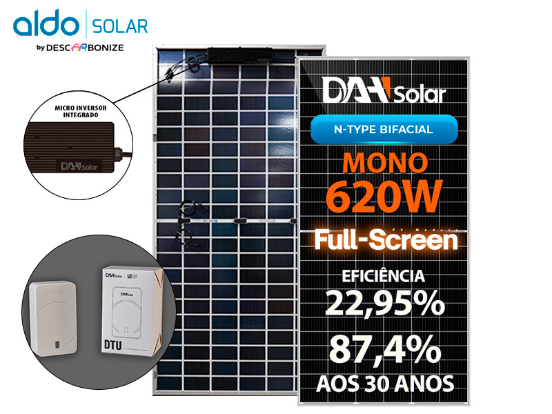 GERADOR DE ENERGIA SOLARUNIT MICRO INVERSOR PARAF MADEIRA ALDO SOLAR ON GRID ALDO SOLAR imagem 1
