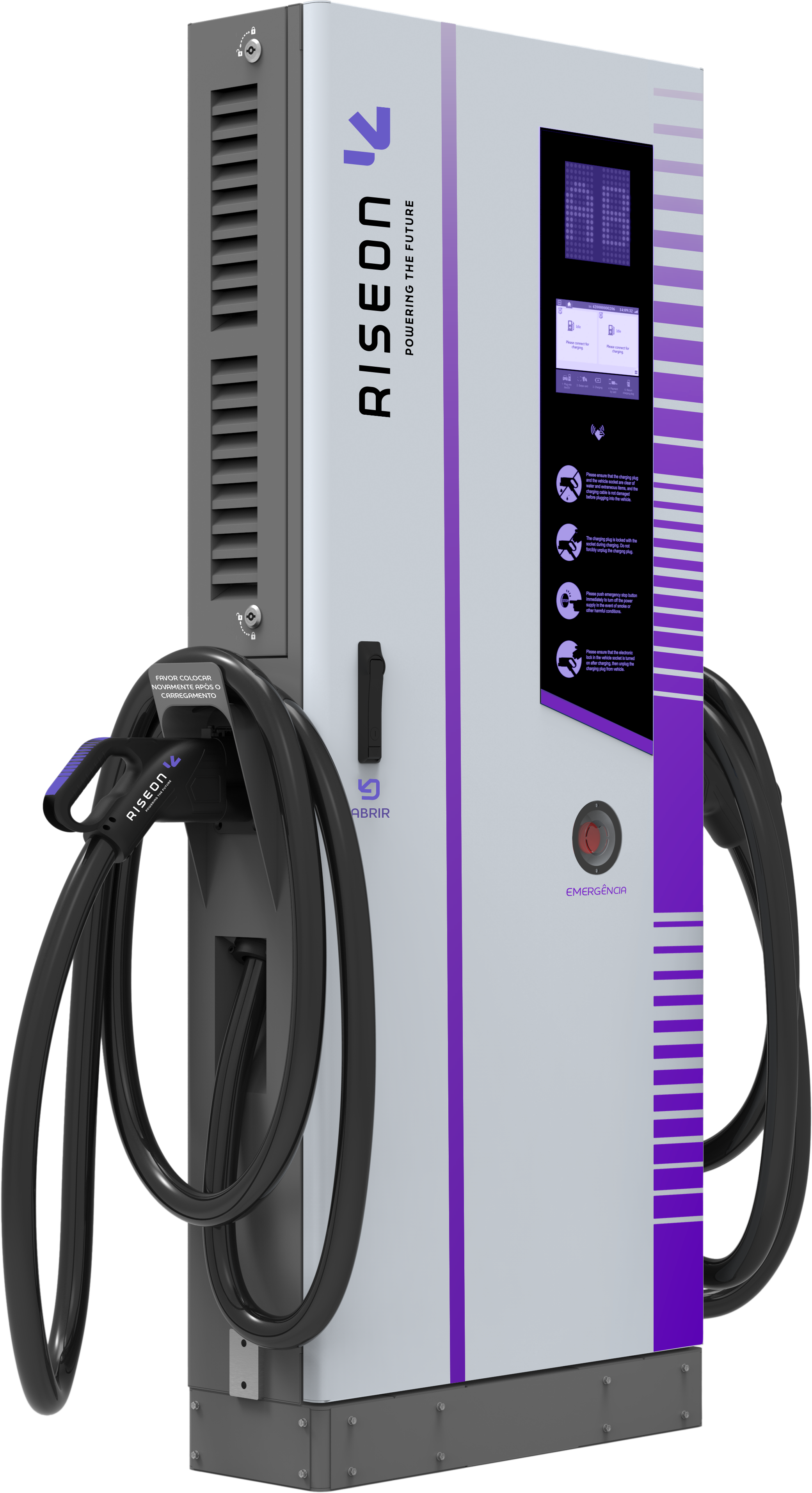 CARREGADOR ELETROPOSTO RISEON ALDO SOLAR imagem 1