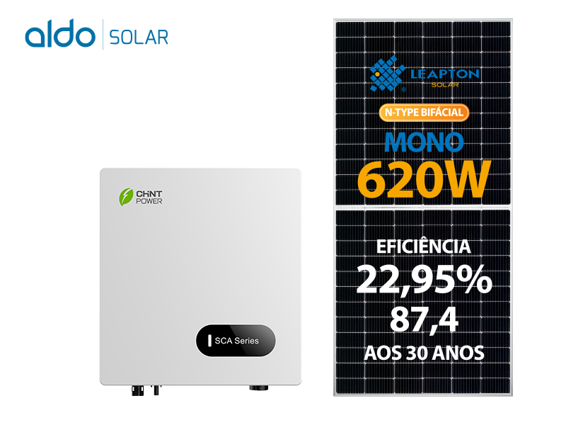 GERADOR DE ENERGIA SOLAR CHINT SEM ESTRUTURA ALDO SOLAR ON GRID ALDO SOLAR imagem 1