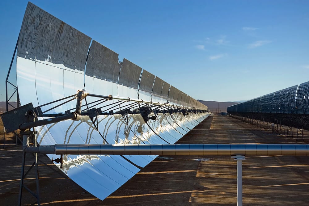 Como funciona o processo de produção de energia solar? 54 Energia heliotérmica