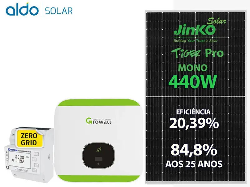 Gerador de Energia Aldo Solar Zero Grid