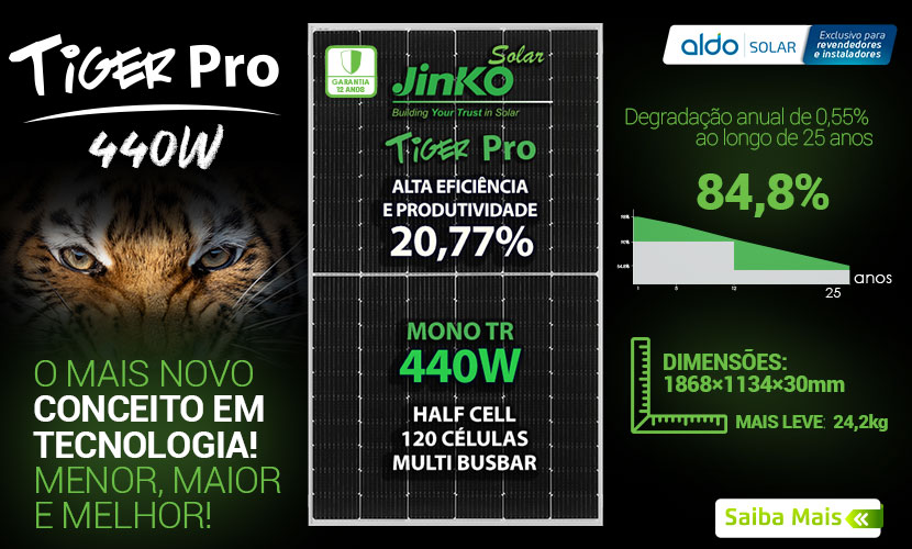 Tiger Pro Jinko compre na Aldo