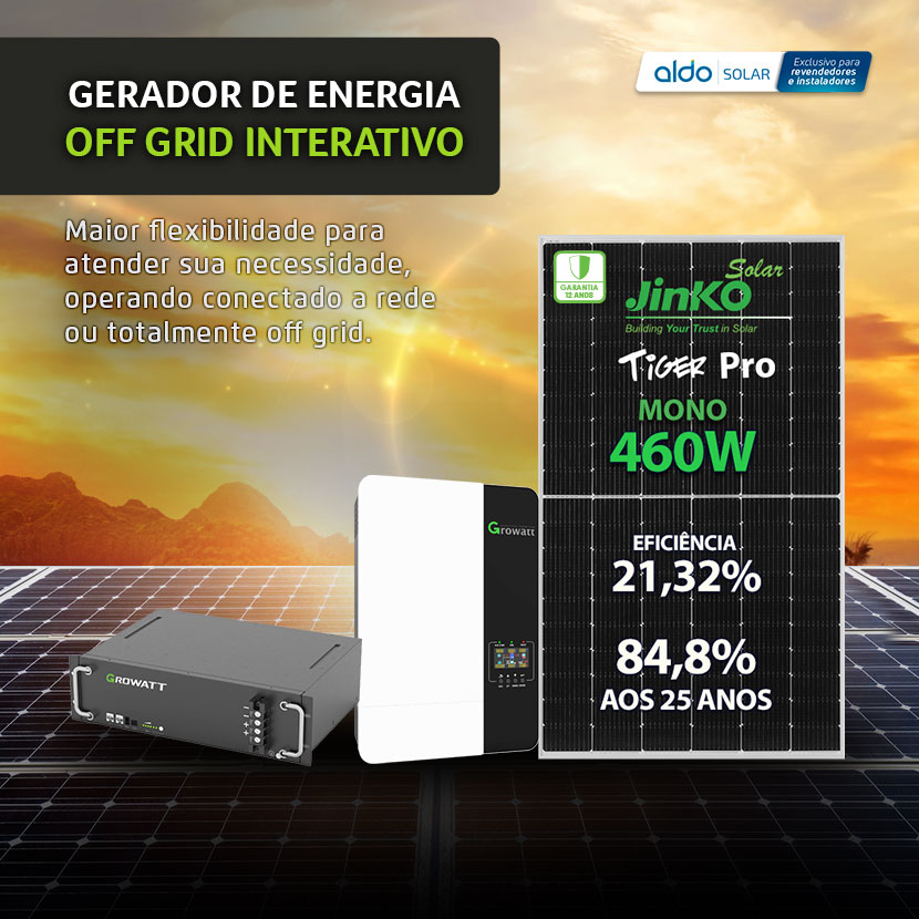 Gerador Aldo Solar Off Grid