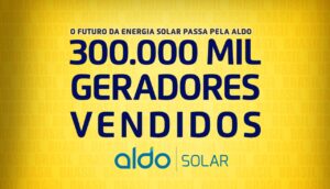 300 mil geradores de energia solar vendidos
