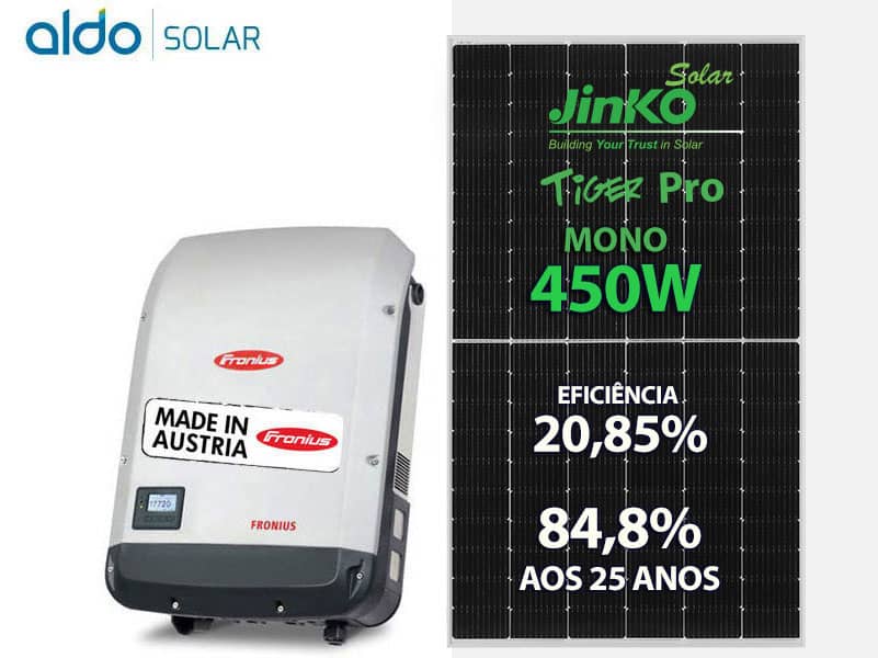 GERADOR DE ENERGIA SOLAR FRONIUS SOLO ROMAGNOLE ALDO SOLAR ON GRID GF 