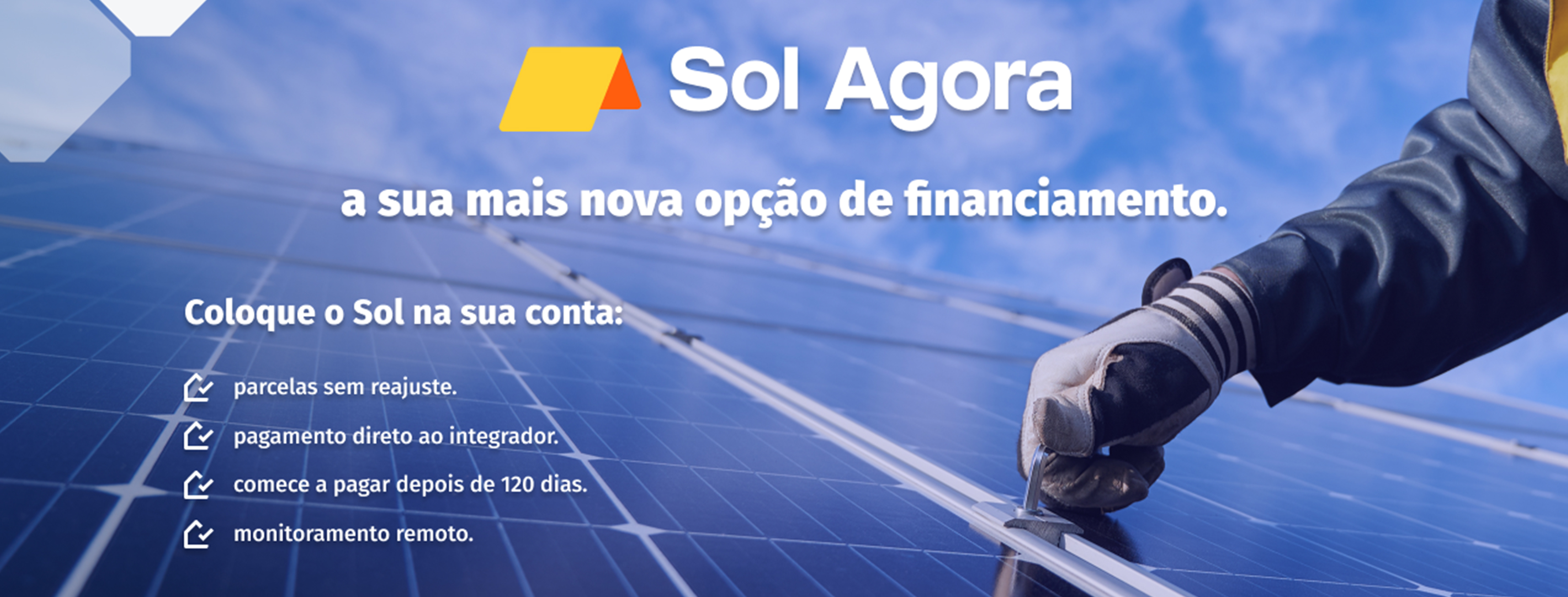 Financiamento de Gerador solar e mão de obra